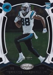 2021 Panini Certified Base Set Terrace Marshall Jr #118 card