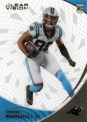 2021 Panini Chronicles Clear Vision Rookies Terrace Marshall Jr. #CVR-23 card