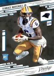 2021 Panini Prestige Base Set Terrace Marshall Jr. #216 card