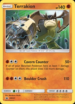 SM Black Star Promos Terrakion #SM223 card