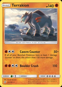 Unified Minds Terrakion #122 card
