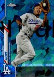2020 Topps Chrome Update Sapphire Edition Base Set Terrance Gore #U-63 card