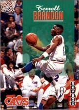 1992-93 SkyBox Base Set Terrell Brandon #38 card