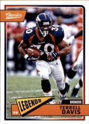 2018 Panini Classics Base Set Terrell Davis #124 card