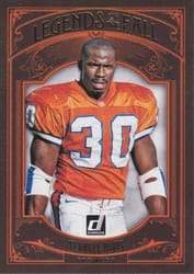 2020 Donruss Legends of the Fall Terrell Davis #LF-TD card