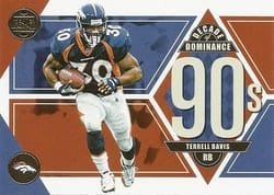 2022 Panini Legacy Decade of Dominance Terrell Davis #DD-8 card