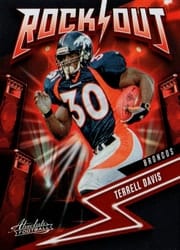 2023 Panini Absolute Rock Out Terrell Davis #8 card