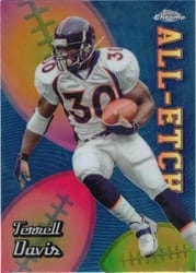 2024 Topps Chrome Chrome All-Etch Terrell Davis #CAE-TD card