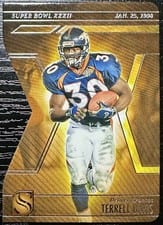 2025 Panini Silhouette Super Bowl Terrell Davis #14 card