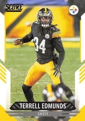 2021 Score Base Set Terrell Edmunds #295 card