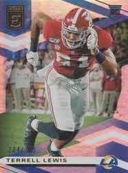 2020 Donruss Elite Base Set Terrell Lewis #171 card