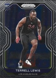 2020 Panini Prizm Base Set Terrell Lewis #378 card