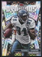 2024 Finest Dynamos Terrell Owens #DYN-27 card