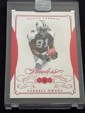 2024 Panini Flawless Anniversary Terrell Owens #12 card