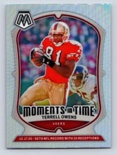 2024 Panini Mosaic Moments in Time Terrell Owens #1 card
