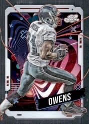 2024 Topps Chrome Cosmic Base Set Terrell Owens #81 card