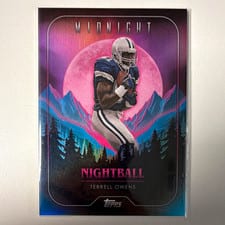 2024 Topps Midnight Nightball Terrell Owens #NB-22 card