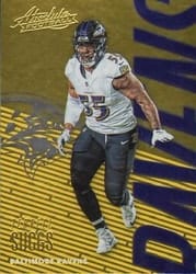 2018 Panini Absolute Base Set Terrell Suggs #9 card