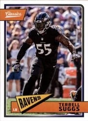 2018 Panini Classics Base Set Terrell Suggs #9 card