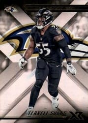 2018 Panini XR Base Set Terrell Suggs #15 card