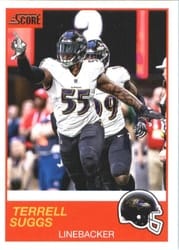 2019 Score Base Set Terrell Suggs #84 card