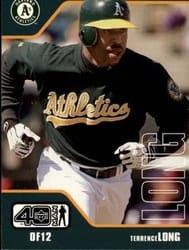 2002 Upper Deck 40-Man Base Set Terrence Long #45 card