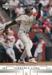 2002 Upper Deck Base Set Terrence Long #77 card