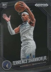 2024-25 Panini Prizm Black Base Set Terrence Shannon Jr. #37 card
