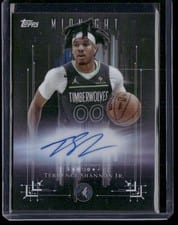 2025-26 Topps Midnight Dark Marks Signatures Terrence Shannon Jr. #DM-TS card