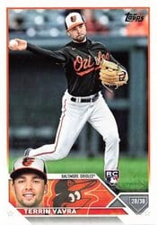2023 Topps Base Set Terrin Vavra #524 card