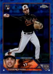 2023 Topps Chrome Sapphire Edition Base Set Terrin Vavra #524 card