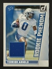 2024 Donruss Rookie Phenom Jerseys Terrion Arnold #RPJ-TAR card