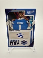 2024 Panini Prestige Draft Day Signatures Terrion Arnold #DDS-TAD card