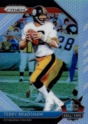 2018 Panini Prizm Hall of Fame Terry Bradshaw #HOF-7 card