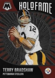 2021 Panini Mosaic HoloFame Terry Bradshaw #12 card