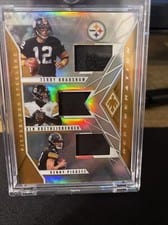 2022 Panini Phoenix Regeneration Terry Bradshaw / Ben Roethlisberger / Kenny Pickett #REGEN-1 card