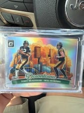 2025 Donruss Optic Downtown Duos Terry Bradshaw/Will Howard #11 card