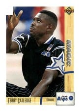 1991-92 Upper Deck Base Set Terry Catledge #205 card