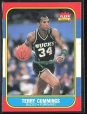 1986 Fleer Terry Cummings #20 card