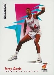 1991-92 SkyBox Base Set Terry Davis #146 card