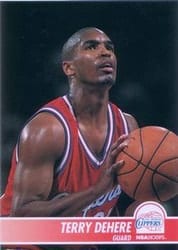 1994-95 Hoops Base Set Terry Dehere #90 card