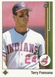 1989 Upper Deck Base Set Terry Francona #536 card