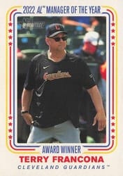 2023 Topps Heritage Award Winners Terry Francona #AW-8 card