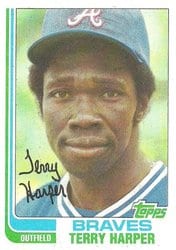 1982 Topps Base Set Terry Harper #507 card