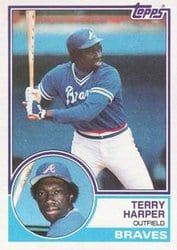1983 Topps Base Set Terry Harper #339 card