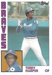 1984 Topps Base Set Terry Harper #624 card