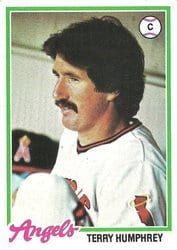 1978 Topps Base Set Terry Humphrey #71 card