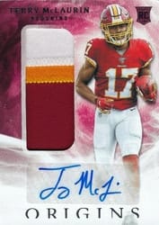2019 Panini Origins Base Set Terry McLaurin #137 card