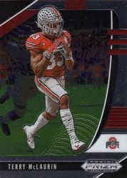 2020 Panini Prizm Draft Picks Base Set Terry McLaurin #93 card