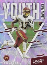 2021 Panini Prestige Youth Movement Terry McLaurin #YM-11 card